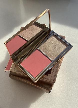 Палетка для лица charlotte tilbury mini hollywood blush &amp; glow palette - fair/medium (мини)