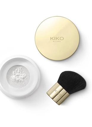 Пудра kiko milano, пудра для обличчя holiday première setting