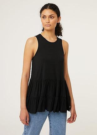 Нова стильна ярусна блуза топ