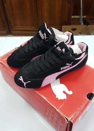 Женские кроссовки puma замшевые3 фото