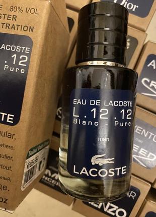 Lacoste l.12.12 blanc-pure 👍тестер люкс мужской свежий аромат