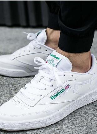 Кросівки reebok classic club c 853 фото