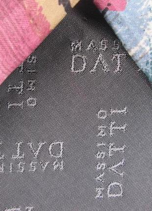 Стильный, шелковый галстук " massimo datti ". 145 х 9.5 см. италия.5 фото