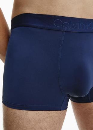 Мужские темно-синие боксеры calvin klein low rise trunk4 фото