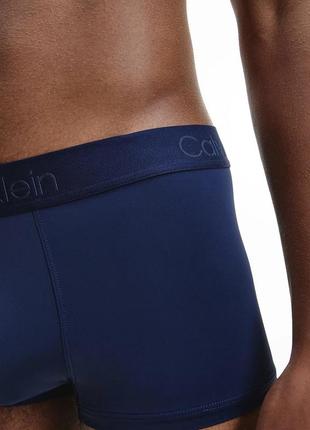 Мужские темно-синие боксеры calvin klein low rise trunk3 фото