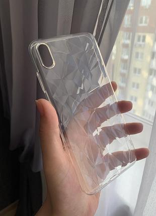Чехол силикон прозрачный «битое стекло» для iphone 6/6s 4