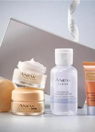 Набір засобів для догляду за шкірою обличчя anew ultimate 40+ " щільна в гладенька шкіра " avon5 фото