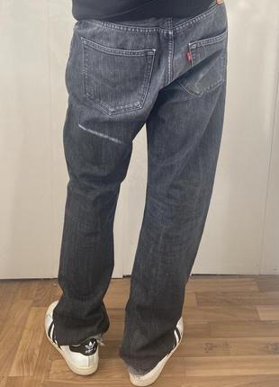 Широкие стильные черные levi’s strauss 501 34-363 фото