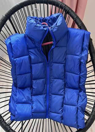 Жилетка оверсайз в стиле zara