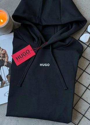 Чоловічий худі hugo boss чорний