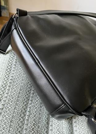 Черный рюкзак harvest экокожа2 фото
