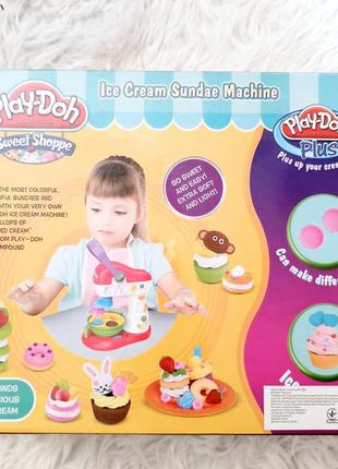 Детский набор для лепки "аппарат для мороженого"2 фото