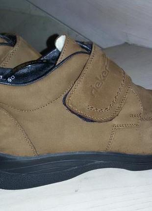 Удобные, комфортные теплые ботинки rieker размер 40 (26,5 см)2 фото