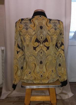 Красивая блуза c шикарным узором "пейсли" размер 6 (xs) + подарок2 фото