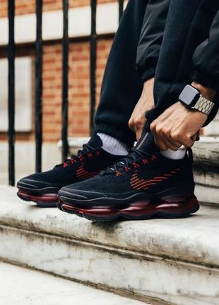 ✅ кроссовкиnike air max scorpion (black/red)