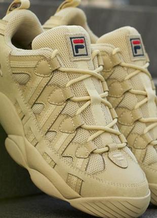 Sale fila бежевые песочные кроссовки кеды2 фото