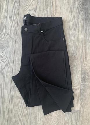 Базовые чёрные брюки hm 38