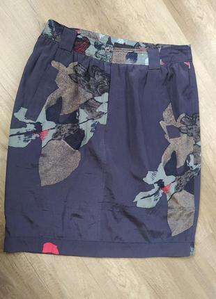 Женская юбка люкс бренда bruuns bazaar шелк+хлопок1 фото