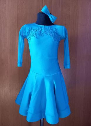 Новое бейсик платье для бальных танцев2 фото