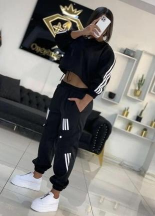 Костюм свитшот с брюками карго