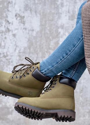 Ботинки женские зимние timberland с мехом.4 фото