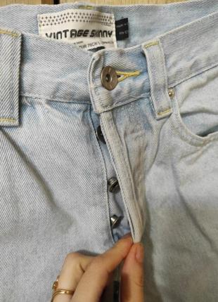 Светлые джинсы скинни размер xs-s3 фото
