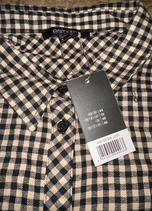 Стильная байковая рубашка, нитевичка ( размер евро 38, 44)6 фото