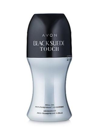 Шариковой дезодорант от  avon 50ml black suede touch1 фото