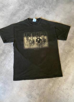 Мерч футболка мужская vintage rare the beatles 2003 y2k band t shirt
