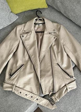 Куртка косуха беж стильна від h&m h&m