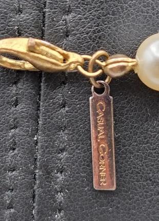 Винтажное ожерелье из жемчужин и серьги из жемчужин, набор old money style5 фото