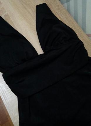 H&m купальник черный слитный, сдельный, сплошной9 фото