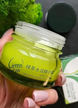 Laikou green tea hydrating cream 55g крем для лица с зеленым чаем5 фото