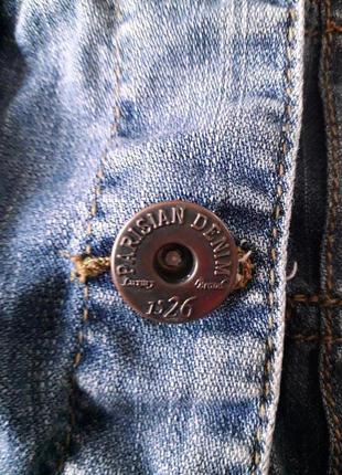 Стильна джинсова жилетка для дівчинки 10 років.4 фото