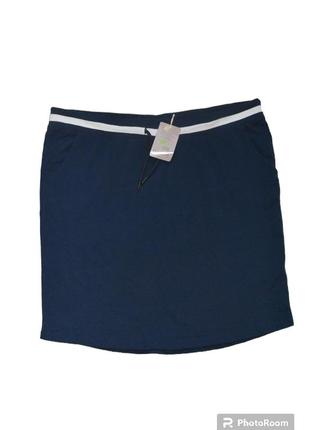 Юбка трикотажная женская размер 52-54 blue motion нитевичка