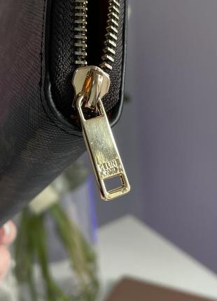 Гаманець celine large zipped wallet in triomphe canvas  жіночий на подарунок 14 лютого / 8 березня5 фото