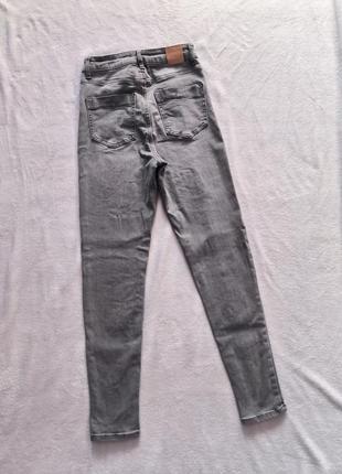 Женские джинсы zara с высокой посадкой2 фото