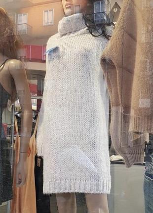 Стильное платье новая коллекция тёплое шерсть гольф шерстяное зима скидки модное недорого