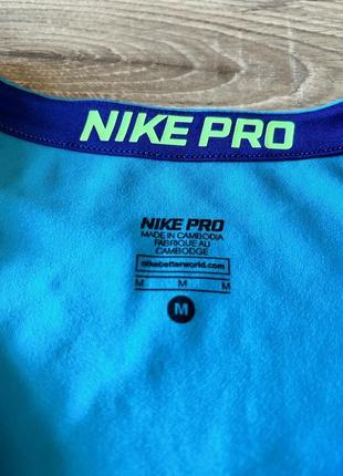 Nike pro dri fit футболка компрессионная5 фото