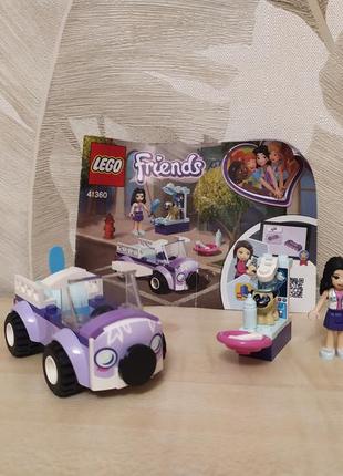 Лего френдс 41360 комплект lego friends пересувна ветклініка эмми 41360,