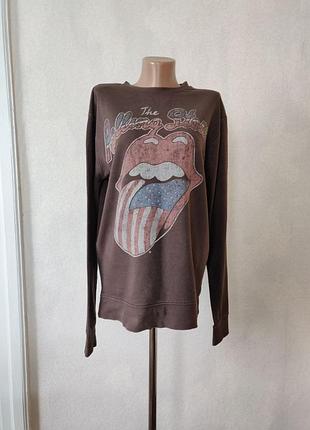 The rolling stones 2012 rock мерч рок атрибутика кофта неформат