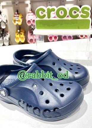 Крокс бая клог синие crocs baya navy clog9 фото