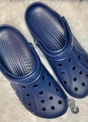 Крокс бая клог синие crocs baya navy clog10 фото