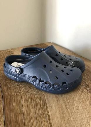 Крокс бая клог синие crocs baya navy clog1 фото