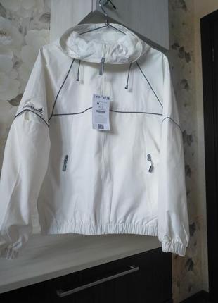 Веточная куртка курточка олимпийка xs s bershka4 фото