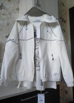 Веточная куртка курточка олимпийка xs s bershka1 фото