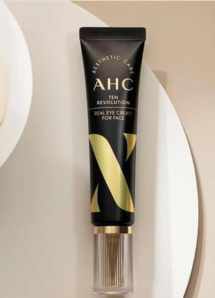 Антивозрастной крем для кожи вокруг глаз  с эффектом лифтинга ahc ten revolution real eye cream 30ml1 фото