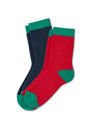 1 пара ♕ шкарпетки з м'якою махровою внутрішньою частиною tchibo (німеччина) розмір 39-42, мікс2 фото