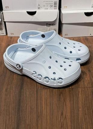 Крокс бая клог голубые crocs baya clog mineral blue