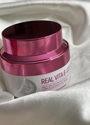 Крем для лица enough real vita 8 complex bright up cream питательный с витаминами 50 мл3 фото